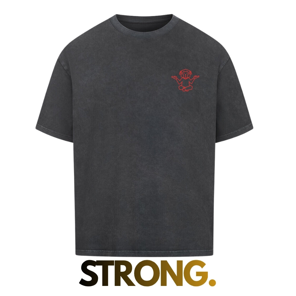 #0003 Bodybuilding Monkey -  Premium Oversized T-Shirt