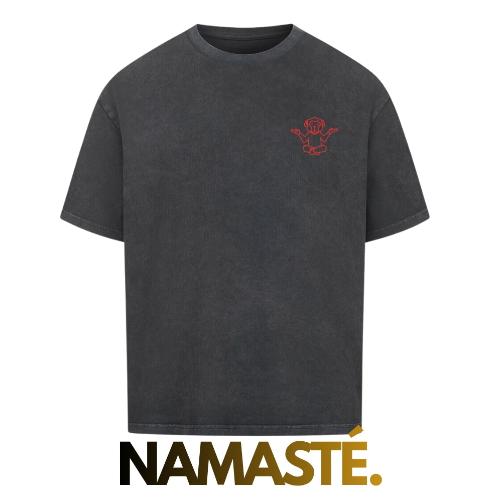 #0006 Yoga Monkey -  Premium Oversized T-Shirt