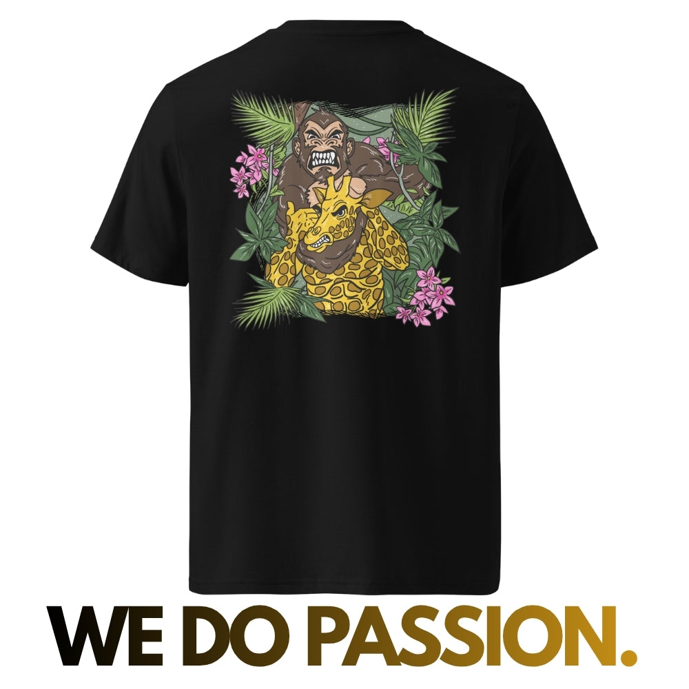 #0001 Jiu-Jitsu Monkey - Premium T-Shirt