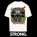 #0003 Bodybuilding Monkey -  Premium Oversized T-Shirt