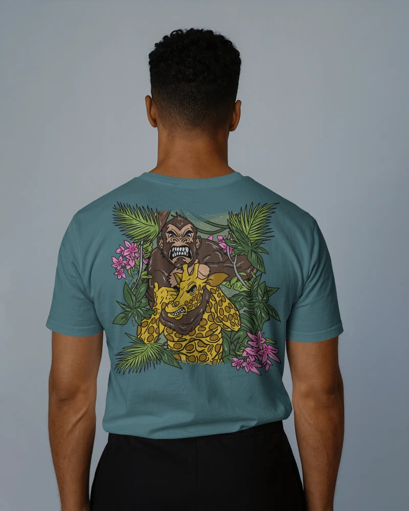 #0001 Jiu-Jitsu Monkey - Premium T-Shirt