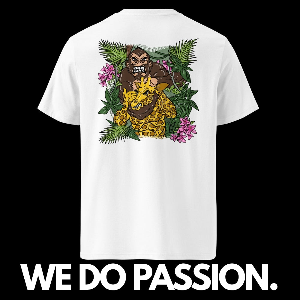 #0001 Jiu-Jitsu Monkey - Premium T-Shirt