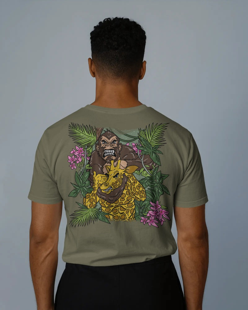 #0001 Jiu-Jitsu Monkey - Premium T-Shirt