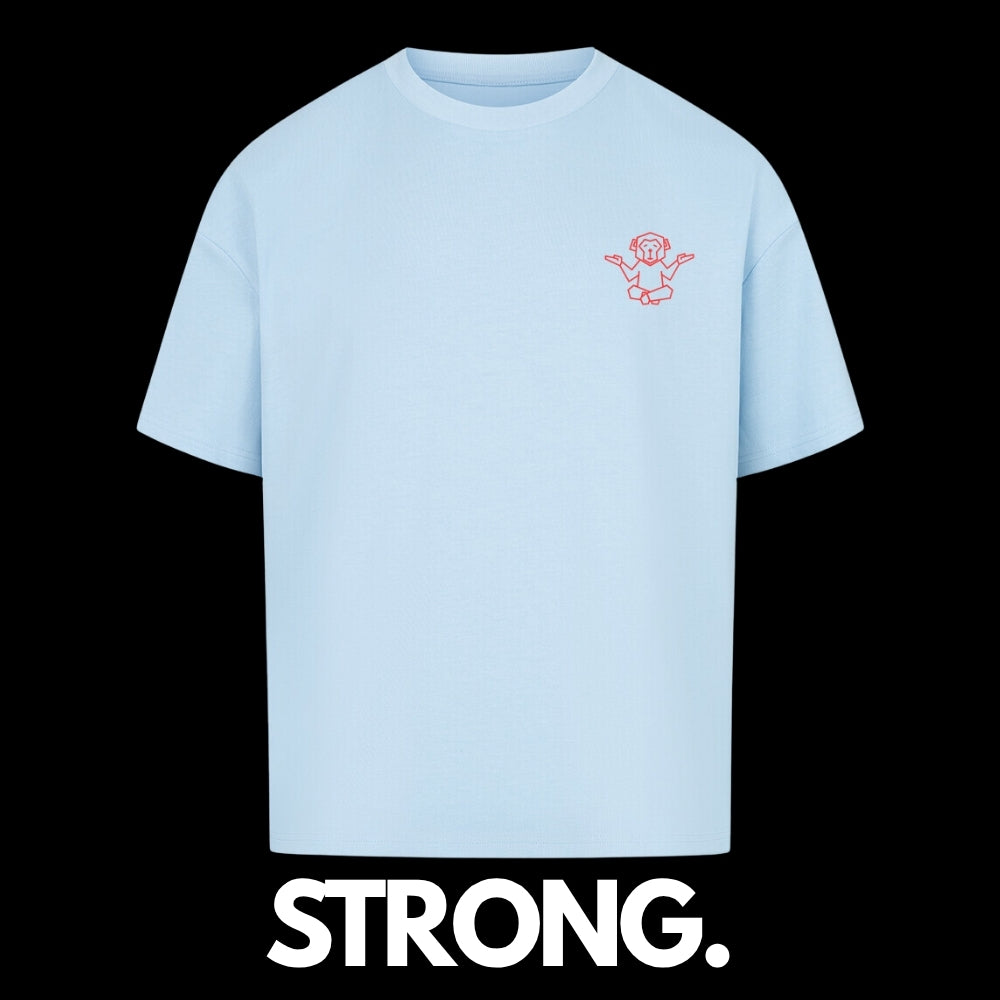 #0003 Bodybuilding Monkey -  Premium Oversized T-Shirt
