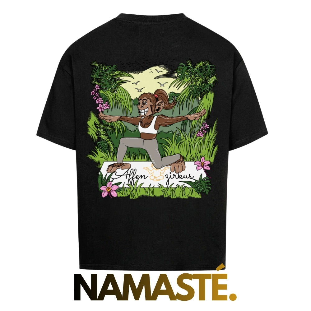 #0006 Yoga Monkey -  Premium Oversized T-Shirt