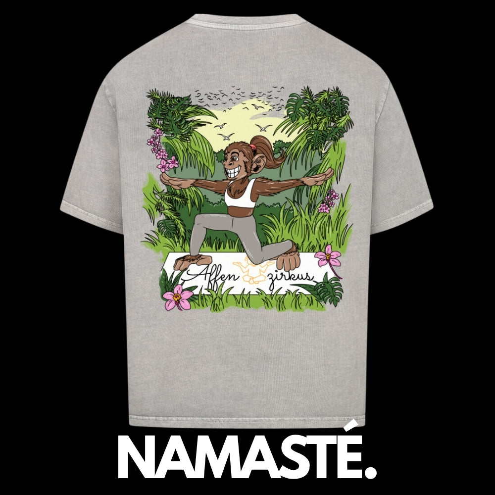 #0006 Yoga Monkey -  Premium Oversized T-Shirt