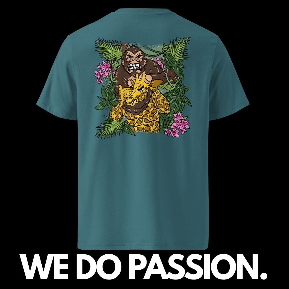 #0001 Jiu-Jitsu Monkey - Premium T-Shirt