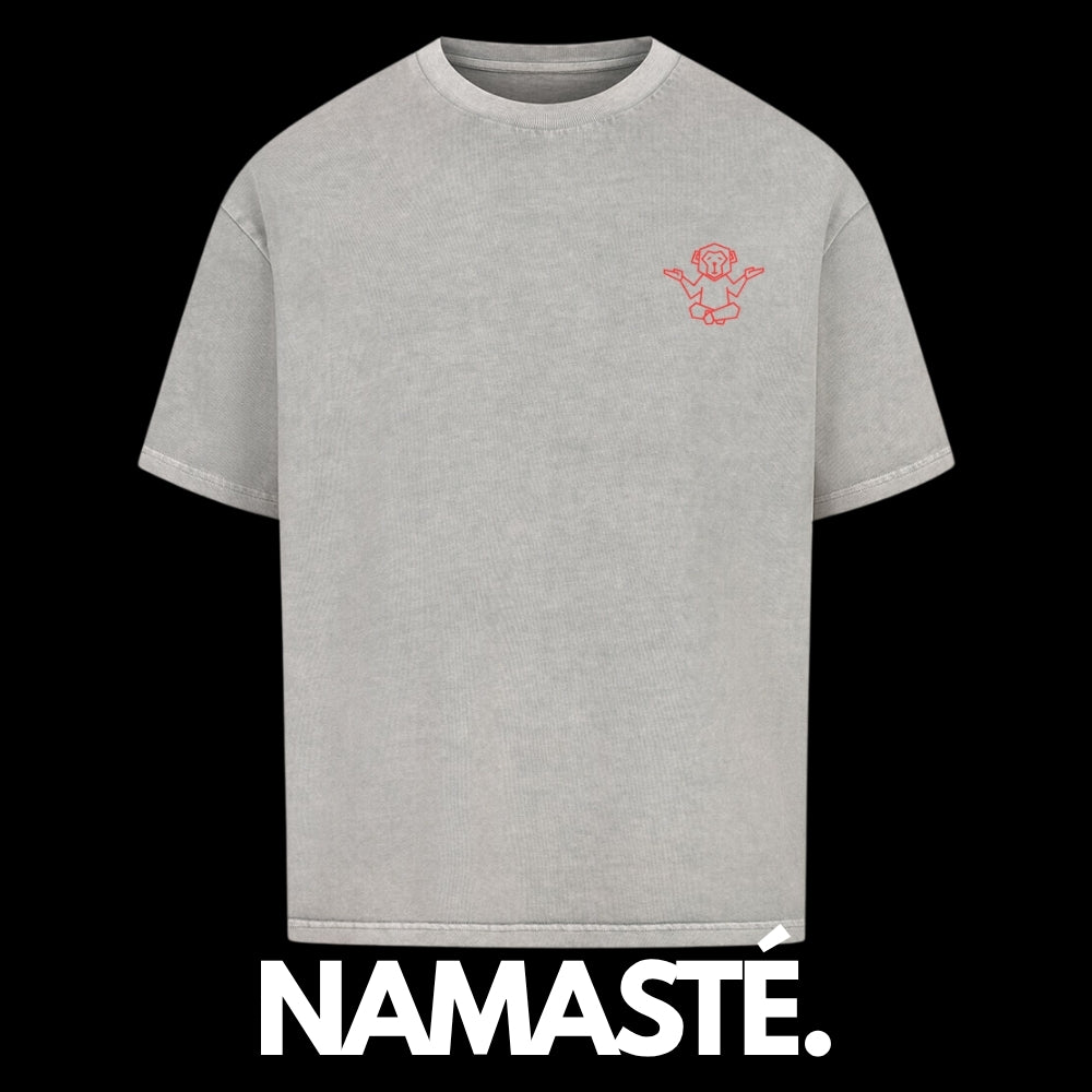 #0006 Yoga Monkey -  Premium Oversized T-Shirt