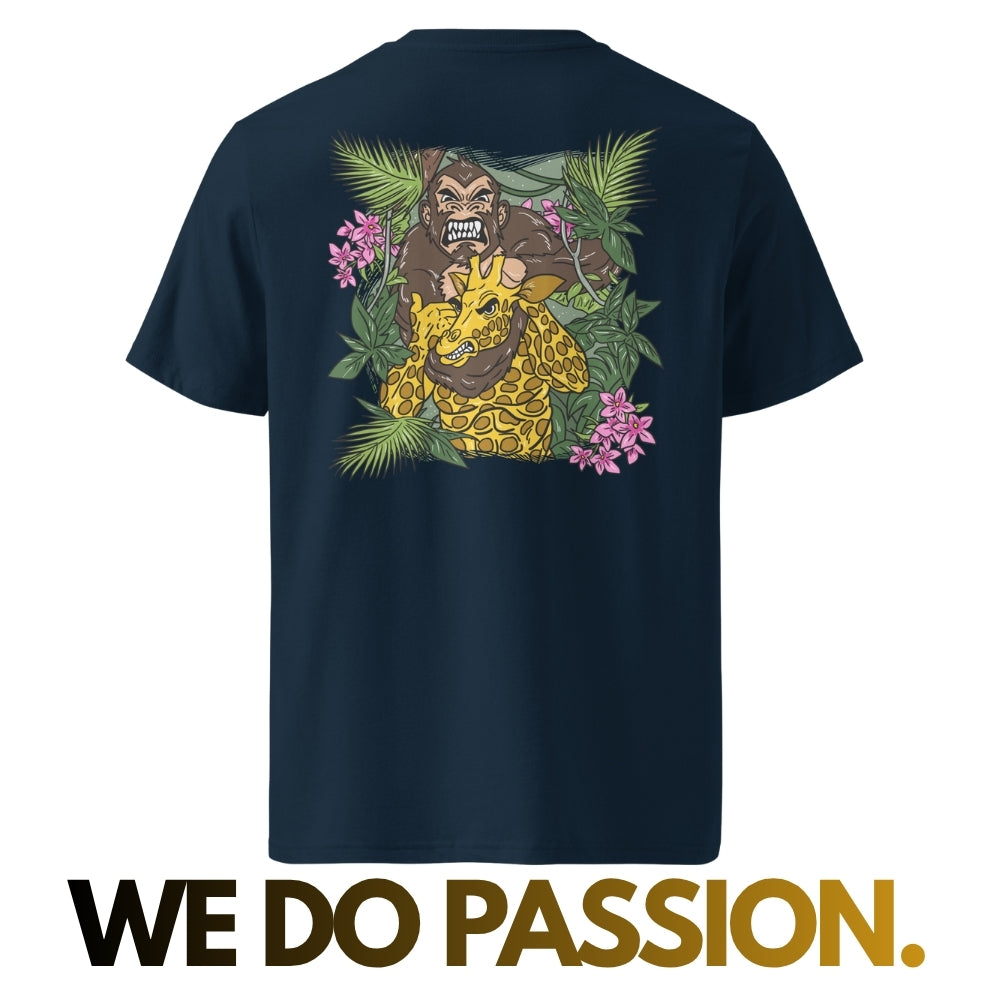 #0001 Jiu-Jitsu Monkey - Premium T-Shirt