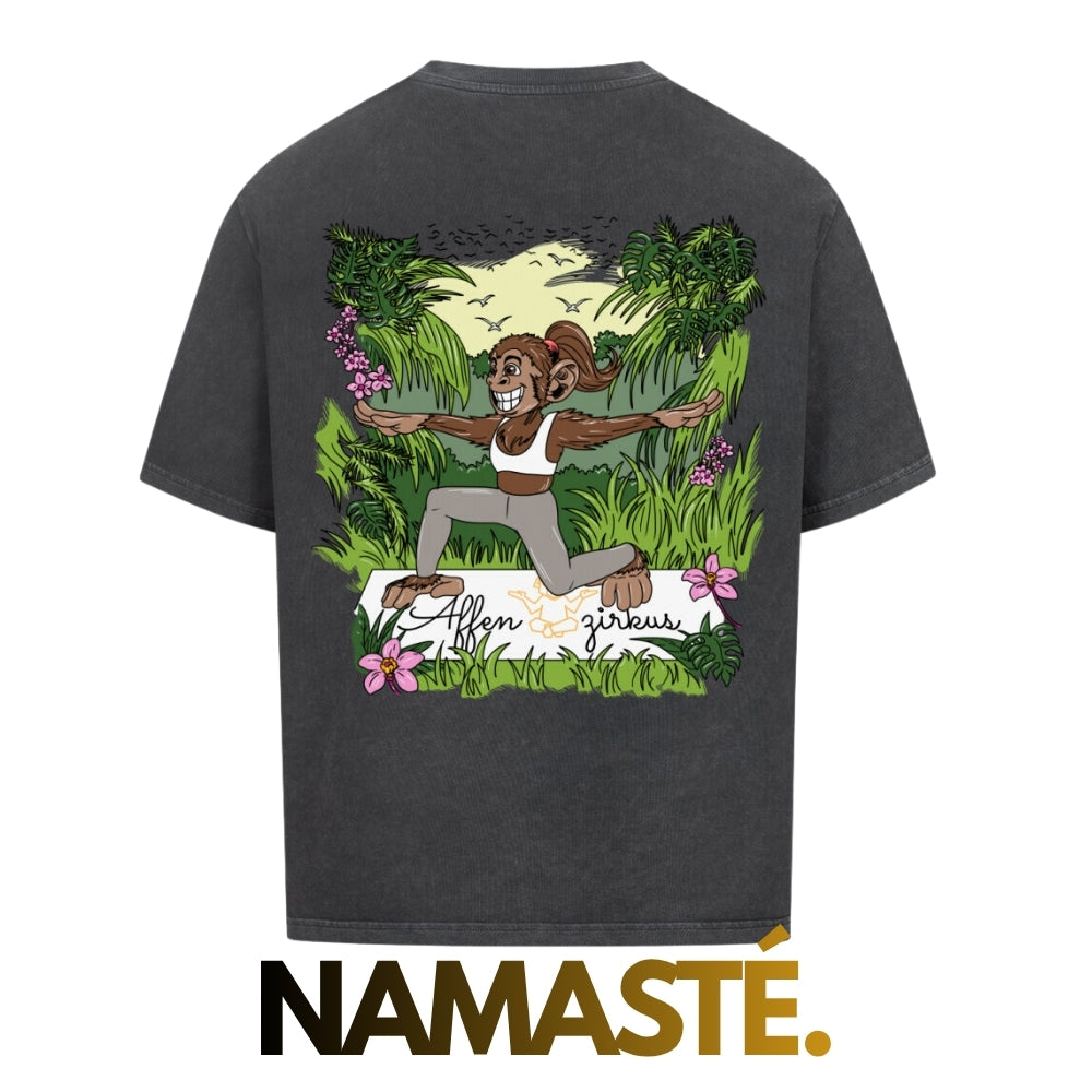 #0006 Yoga Monkey -  Premium Oversized T-Shirt