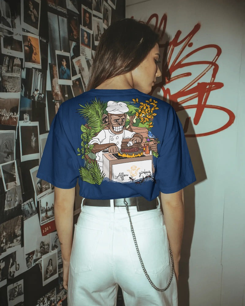 #0002 Cooking Monkey -  Premium T-Shirt