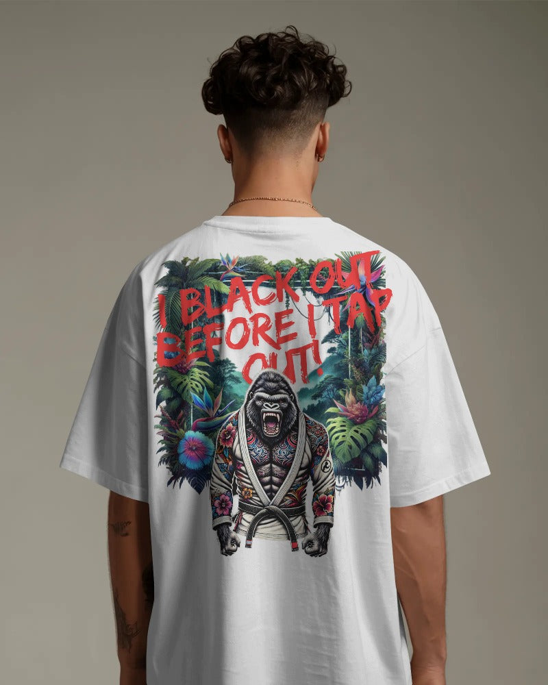 Affenzirkus Kollektion - "I black out before I tap out" - Premium Oversized T-Shirt