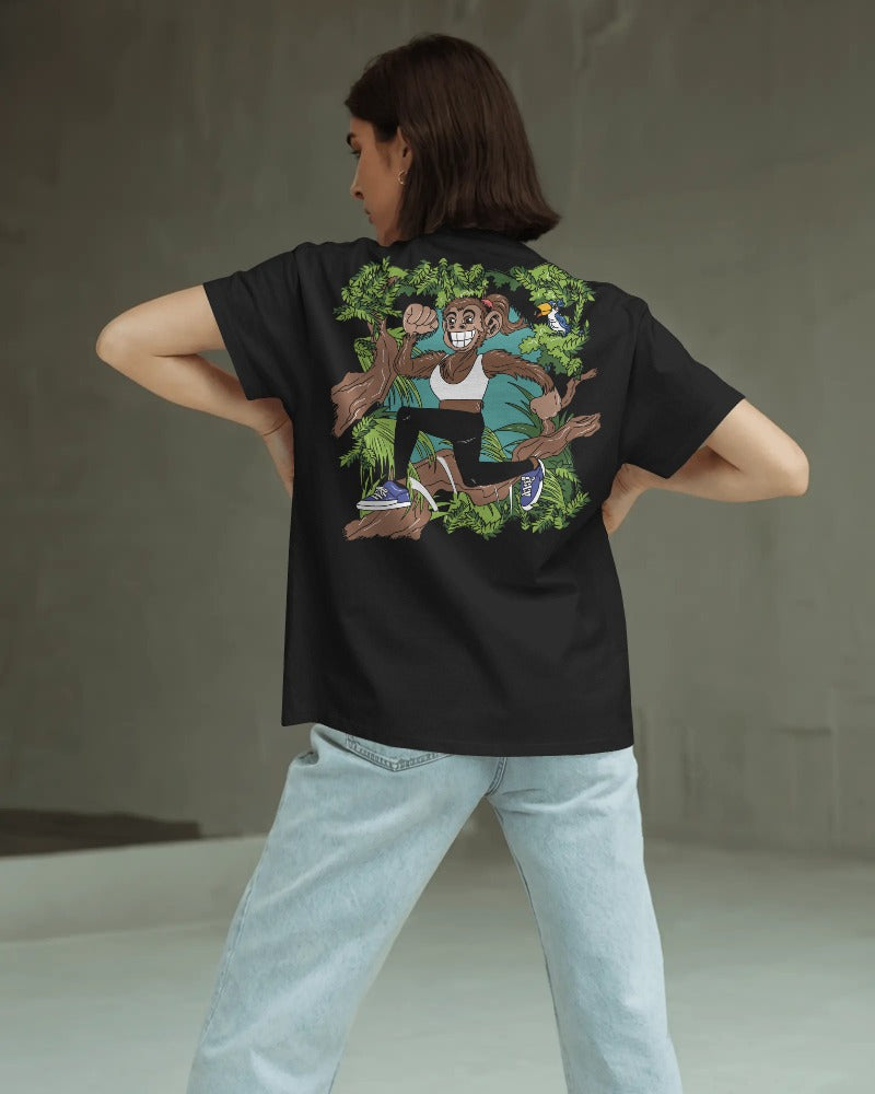 #0004 Running Monkey - Premium T-Shirt