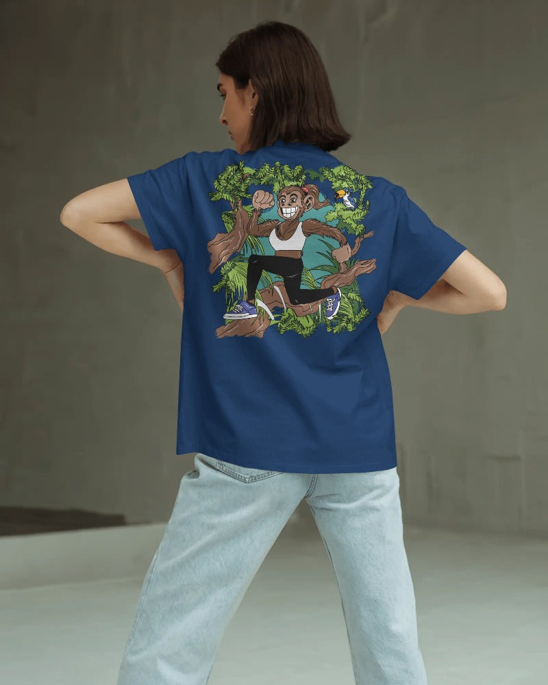 #0004 Running Monkey - Premium T-Shirt