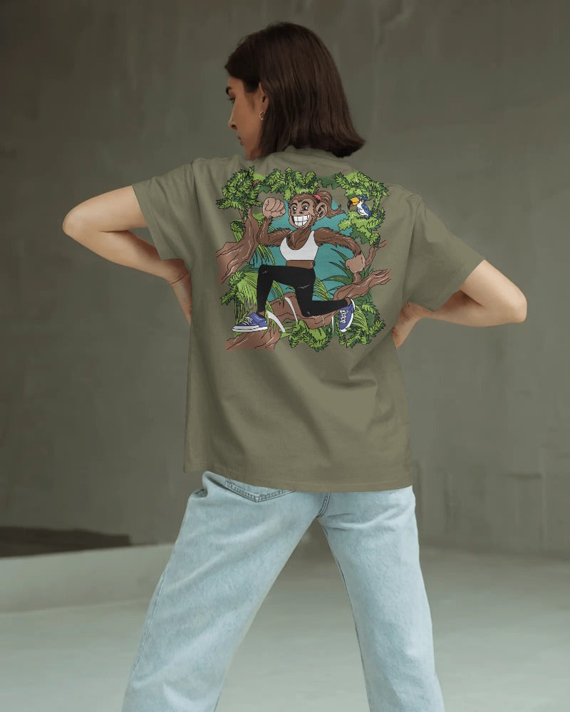 #0004 Running Monkey - Premium T-Shirt