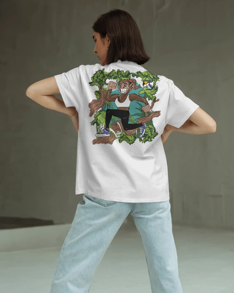 #0004 Running Monkey - Premium T-Shirt