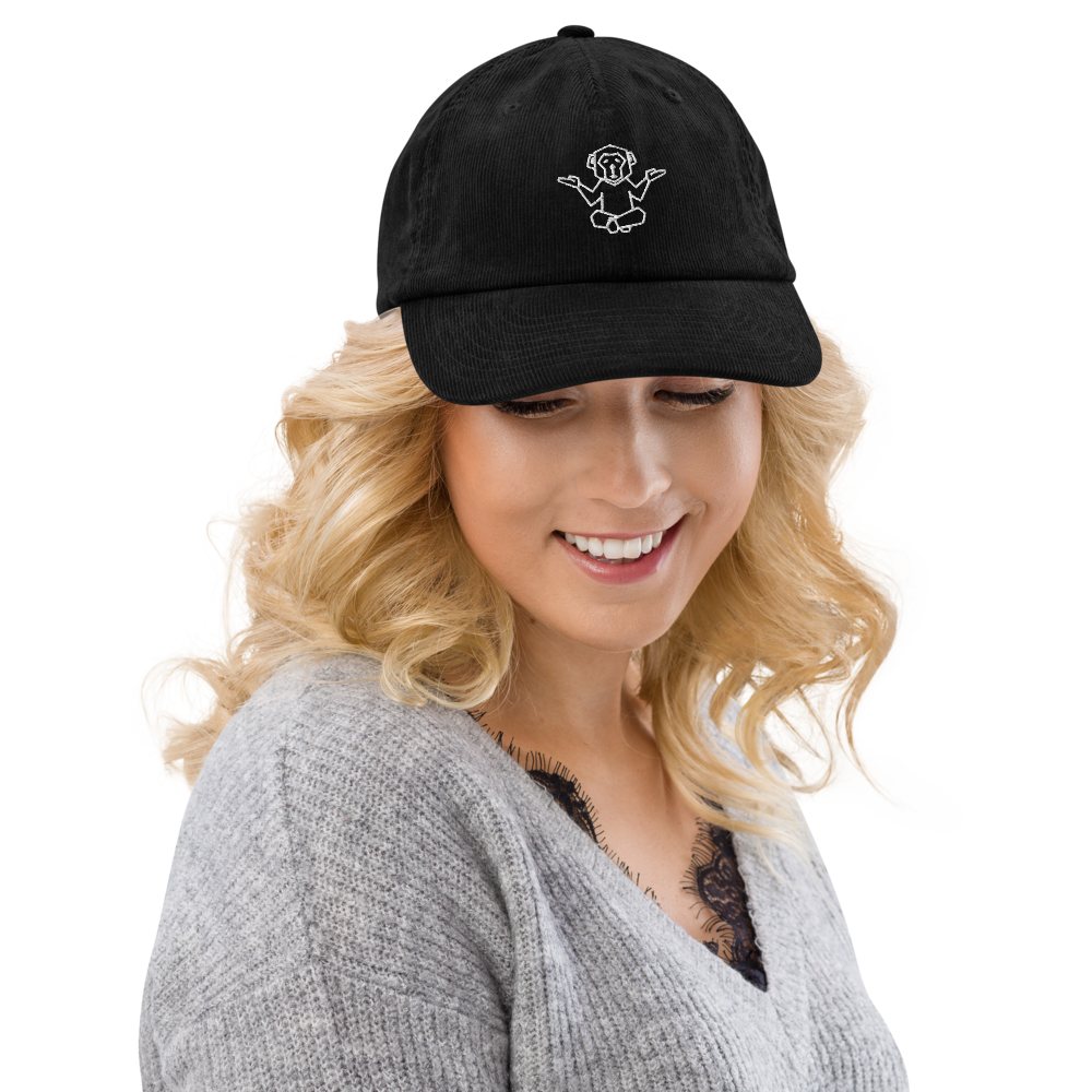 Organic Cord Cap - Affenzirkus Kollektion - Logo beige bestickt (3D-Puff-Effekt)