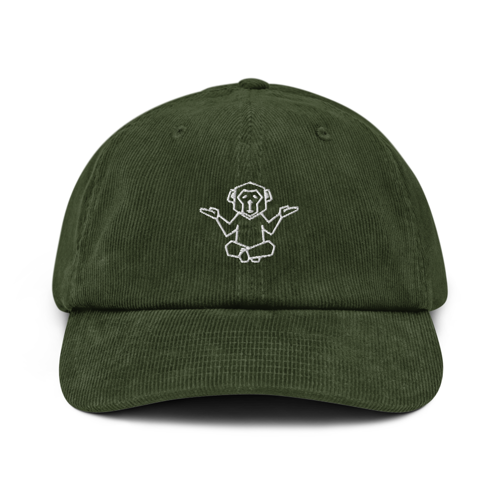Organic Cord Cap - Affenzirkus Kollektion - Logo beige bestickt (3D-Puff-Effekt)