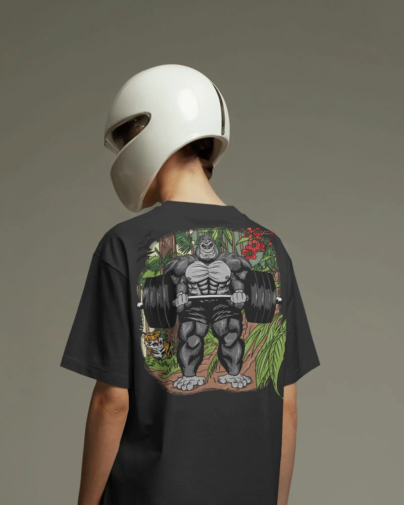 #0003 Bodybuilding Monkey - Premium T-Shirt