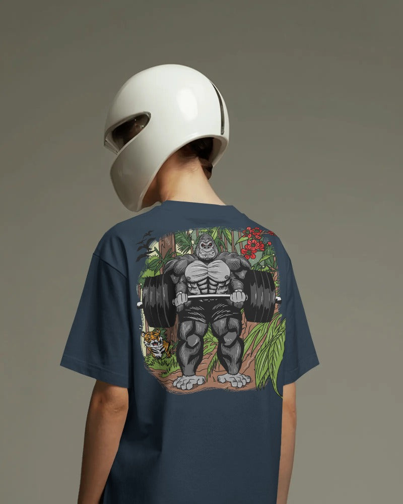 #0003 Bodybuilding Monkey - Premium T-Shirt