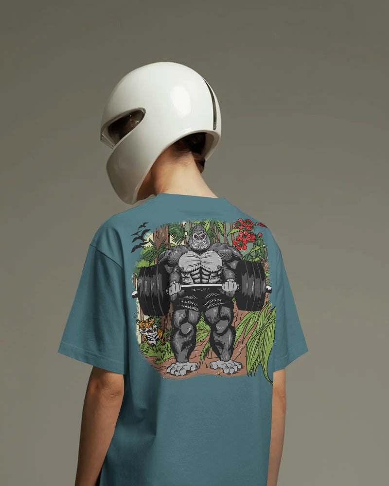 #0003 Bodybuilding Monkey - Premium T-Shirt