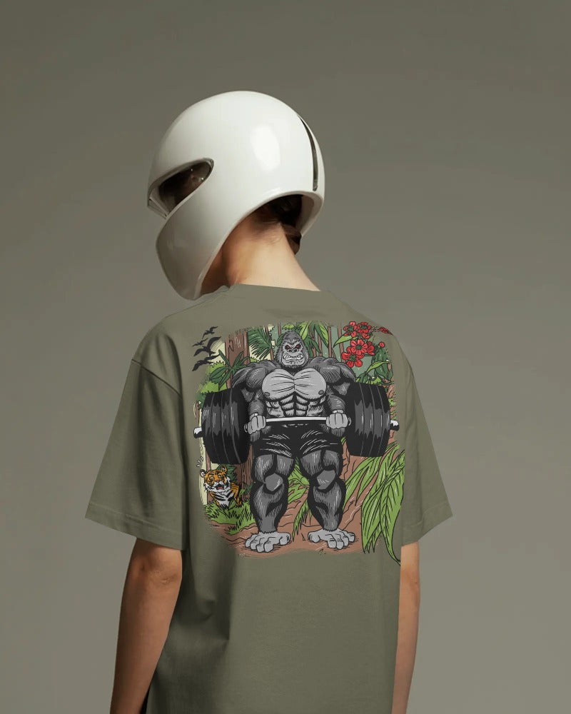 #0003 Bodybuilding Monkey - Premium T-Shirt