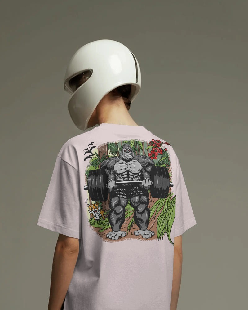 #0003 Bodybuilding Monkey - Premium T-Shirt