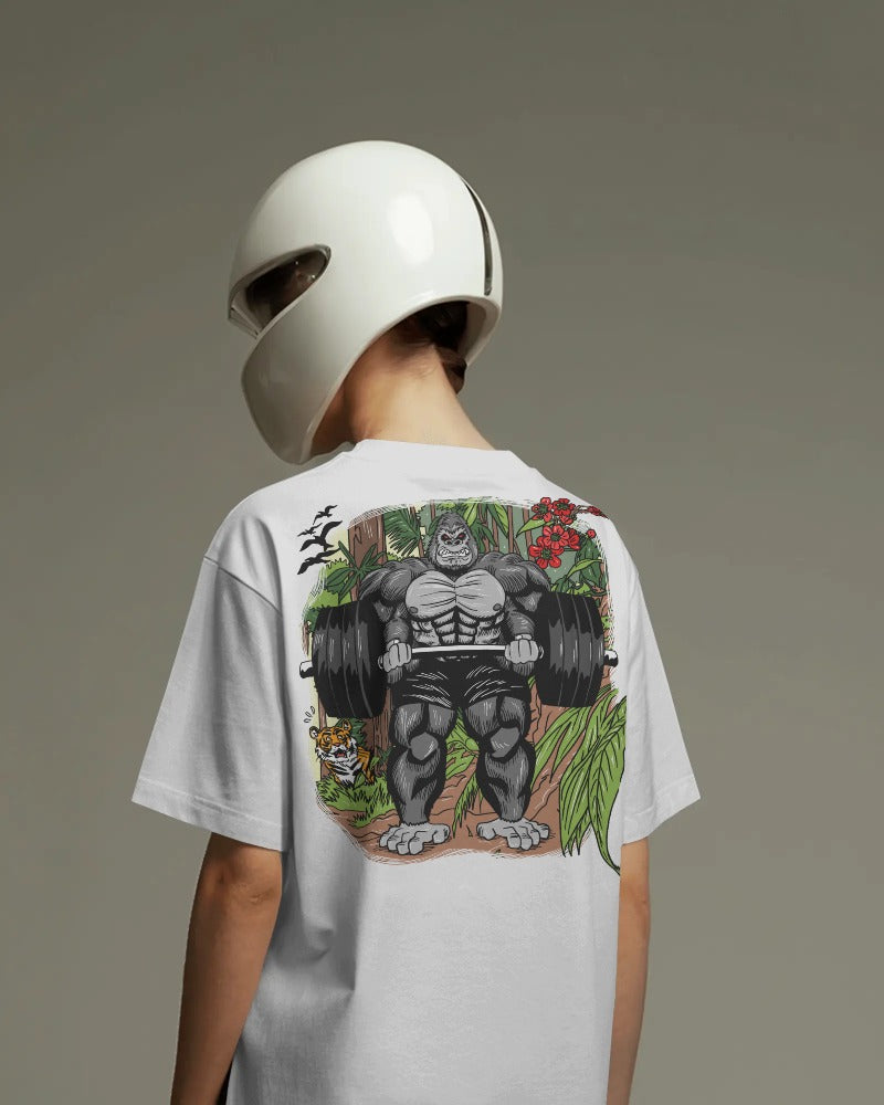 #0003 Bodybuilding Monkey - Premium T-Shirt