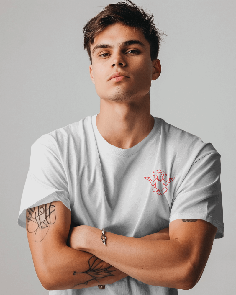 #0003 Bodybuilding Monkey -  Premium Oversized T-Shirt