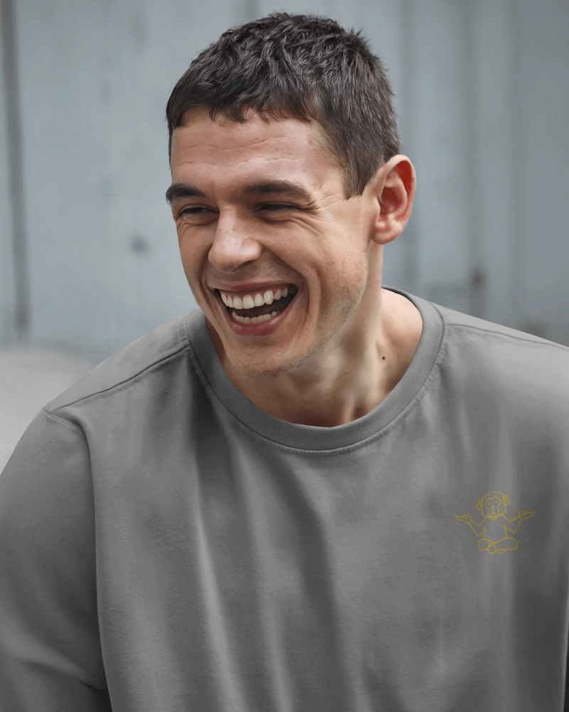 #0003 Bodybuilding Monkey -  Premium Oversized T-Shirt