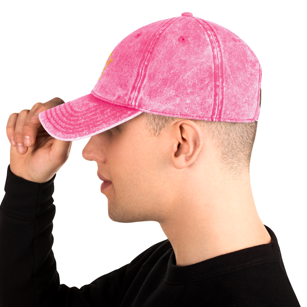 Vintage Cotton Twill Cap - Affenzirkus Kollektion - Logo gold bestickt (3D-Puff-Effekt)